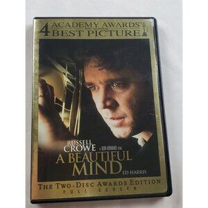 A Beautiful Mind DVD 2002 Full Screen - Russel Crowe 2-Disc Awards Edition